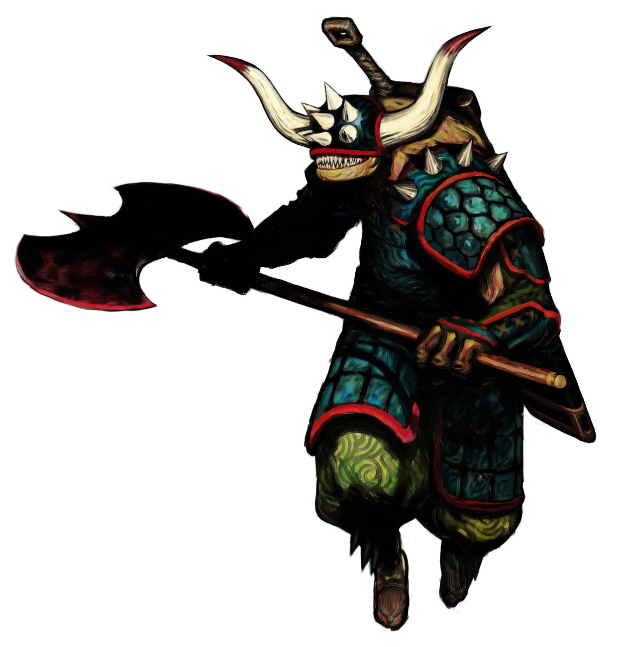 Osric Concept Art from Onimusha: Warlords
