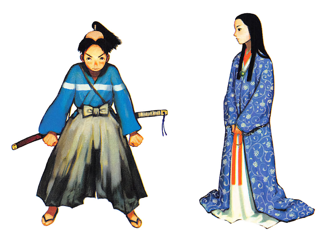 Yumemaru and Yuki Concept Art from Onimusha: Warlords