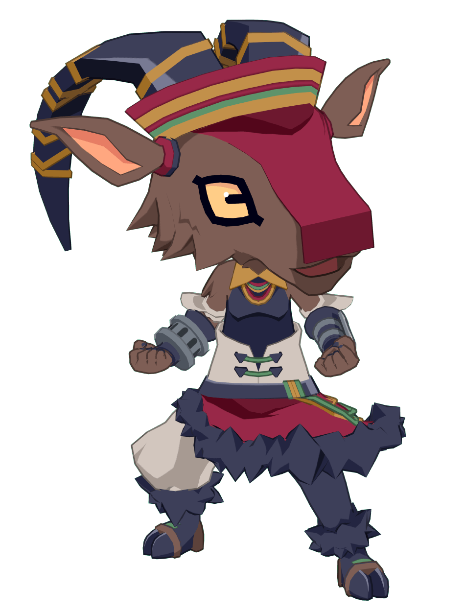 Goat Fighter Art from Phantom Brave: The Lost Hero