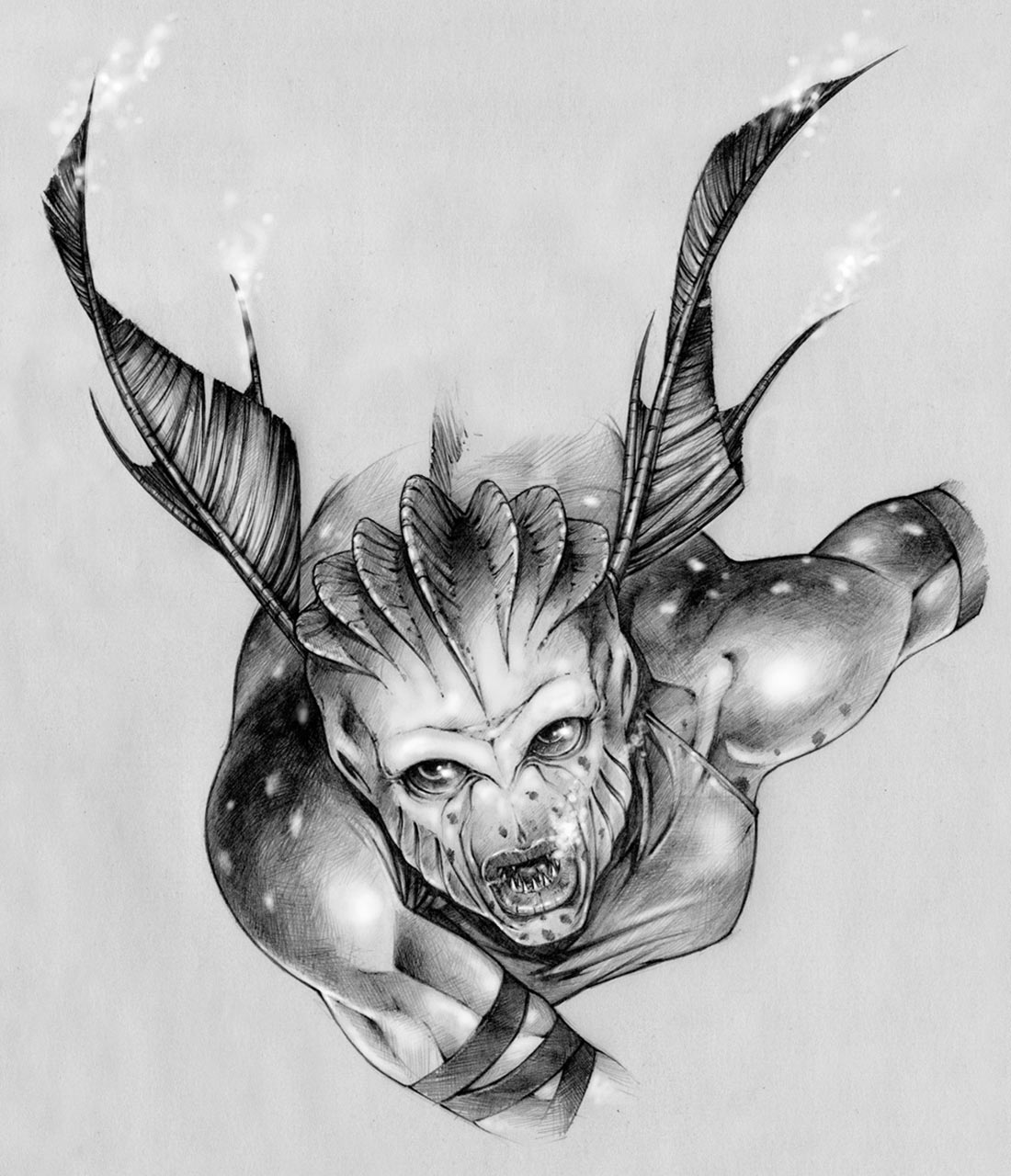 Undine Jen Concept Art from Primal