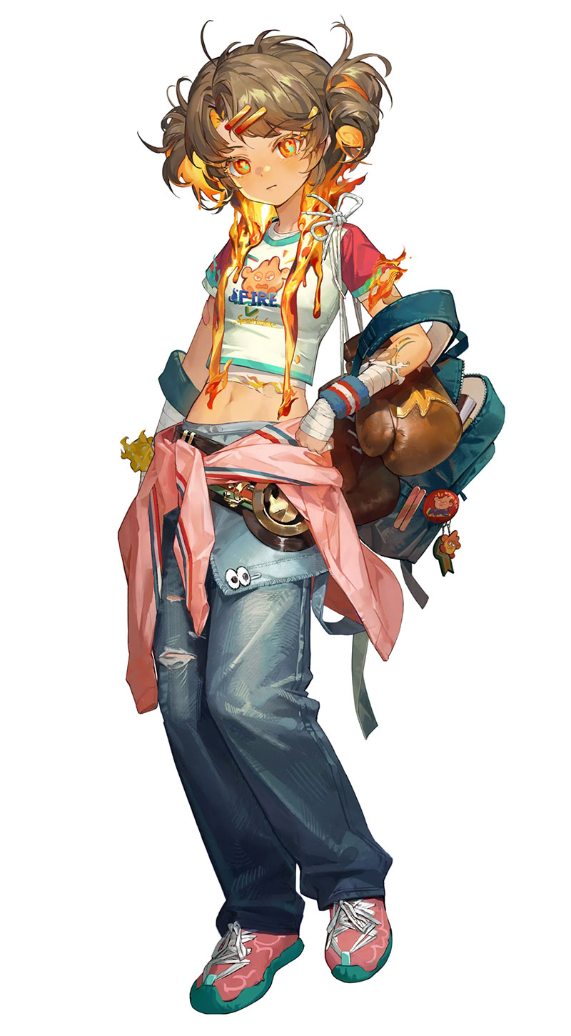 Flammy Art from Reverse: 1999