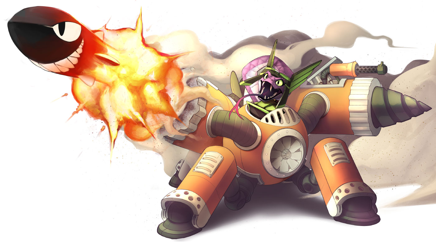 Elliana Splash Art from Rivals of Aether