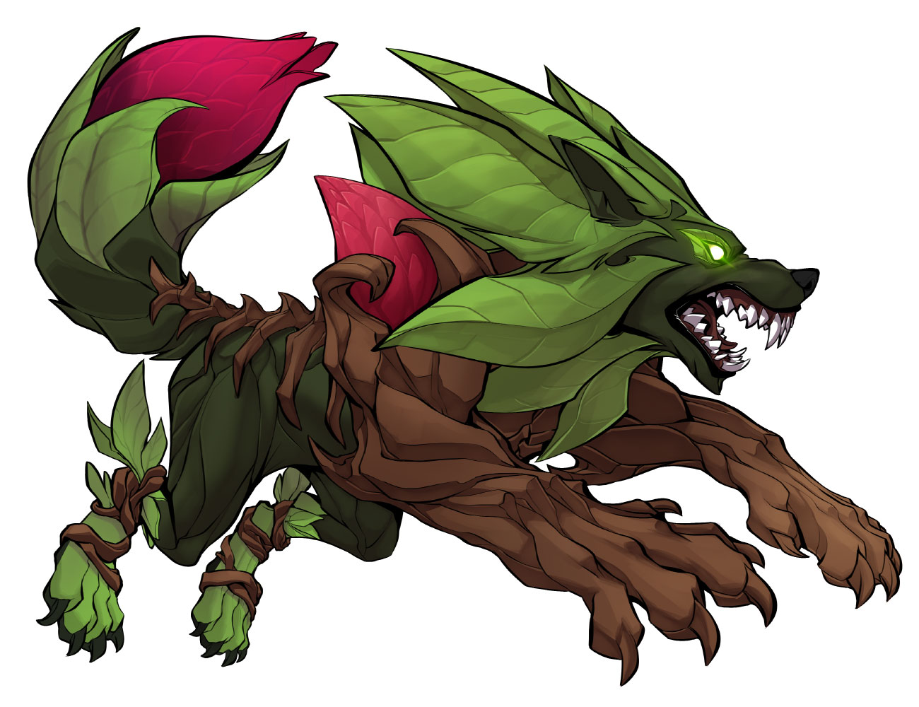Sylvanos Art from Rivals of Aether
