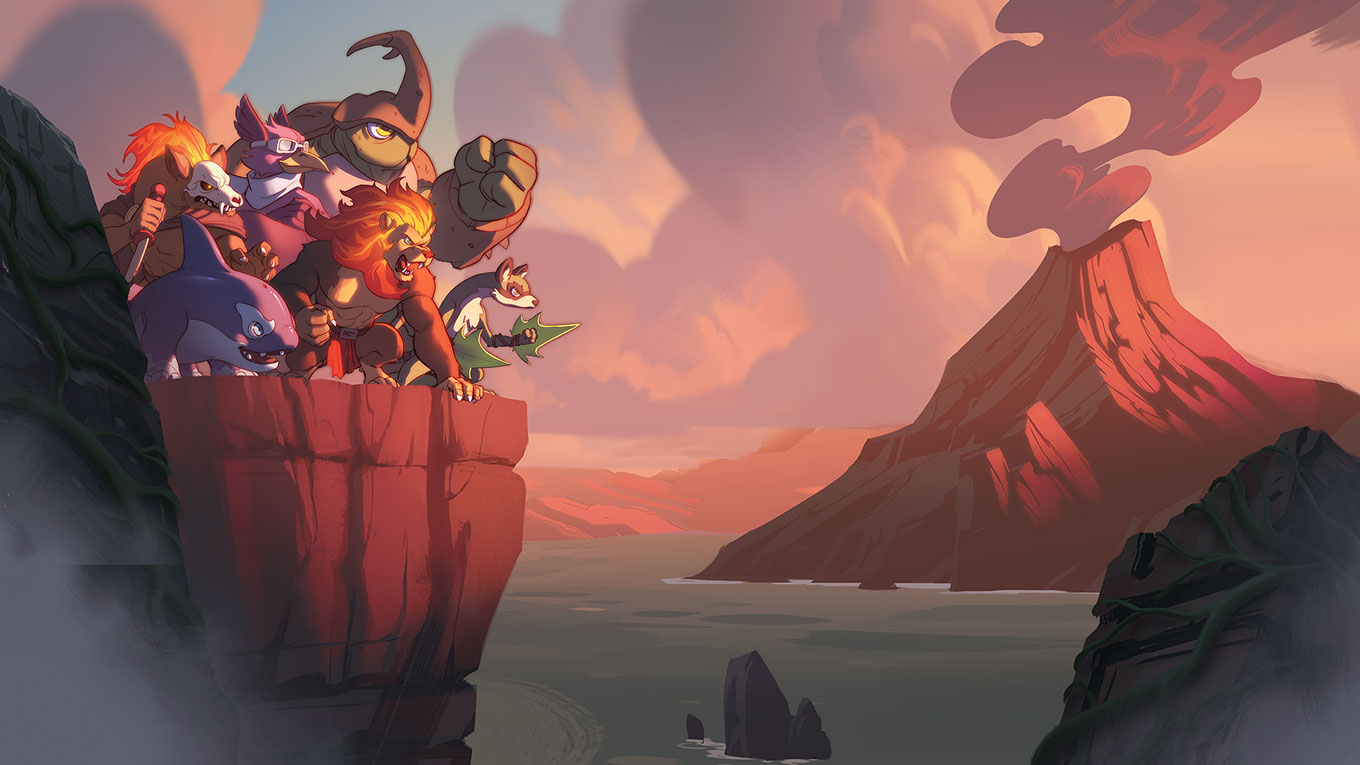 Title Splash Art from Rivals of Aether