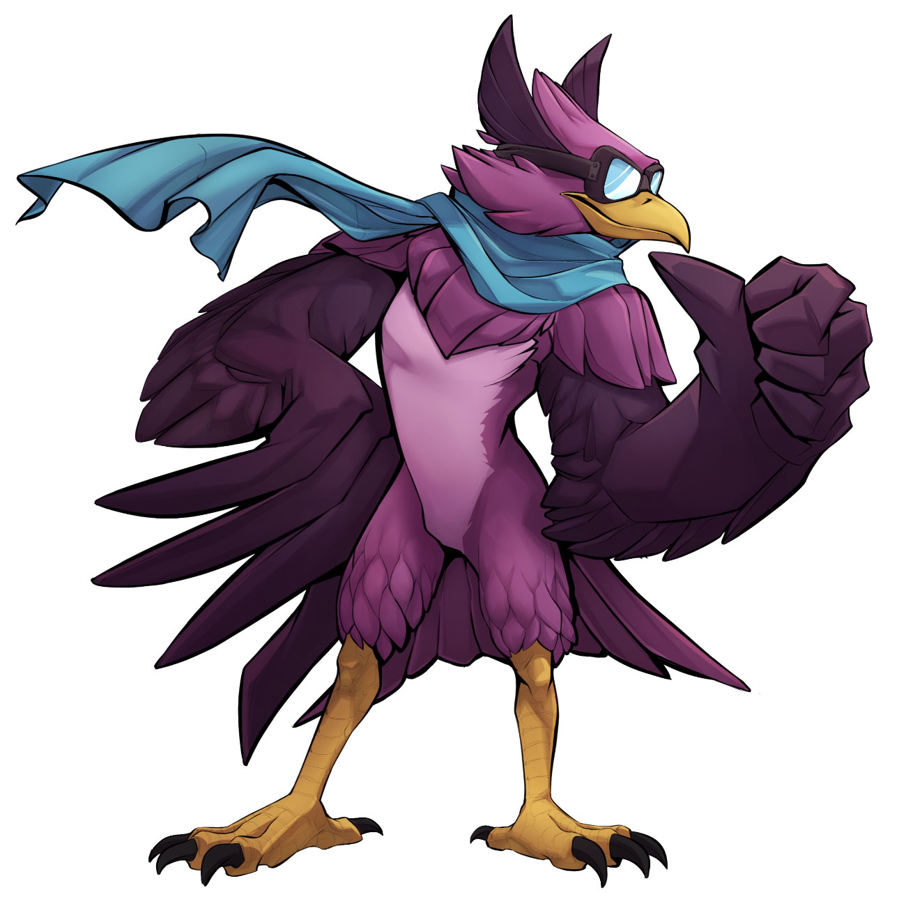 Wrastor Art from Rivals of Aether