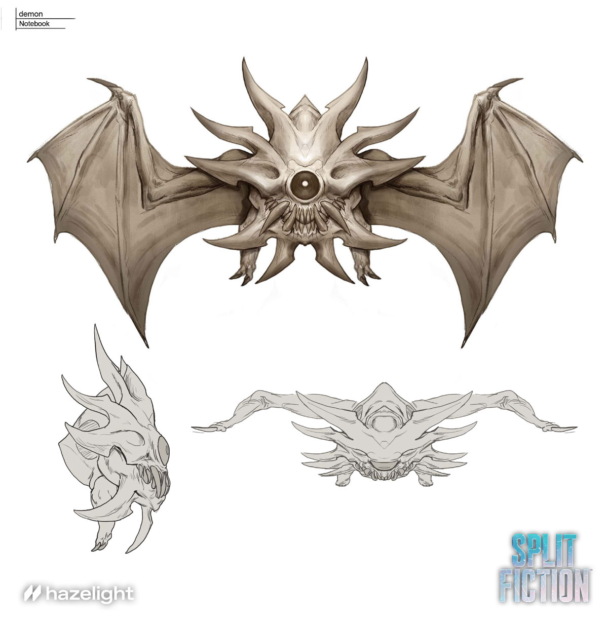Demon Concept Art from Split Fiction