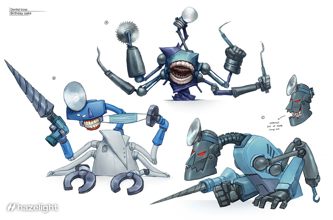 Dentist Boss Concept Art from Split Fiction