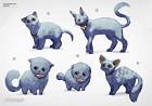 Ice King Kitten Form Sketches