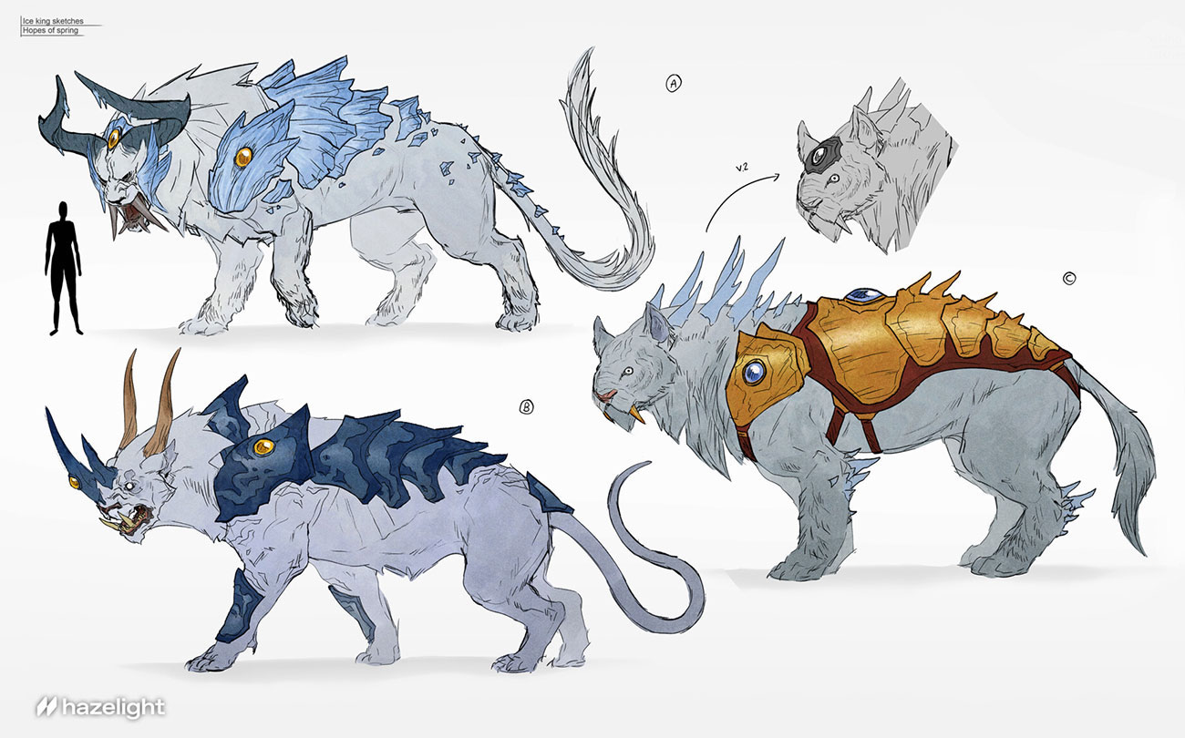 Ice King Sketches from Split Fiction