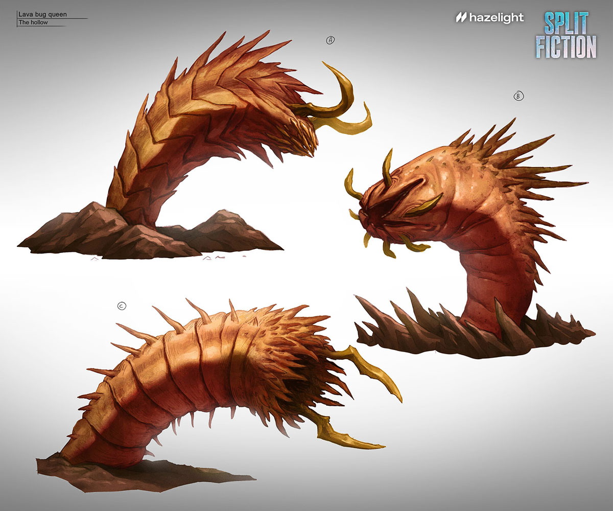 Lava Bug Queen Concept Art from Split Fiction