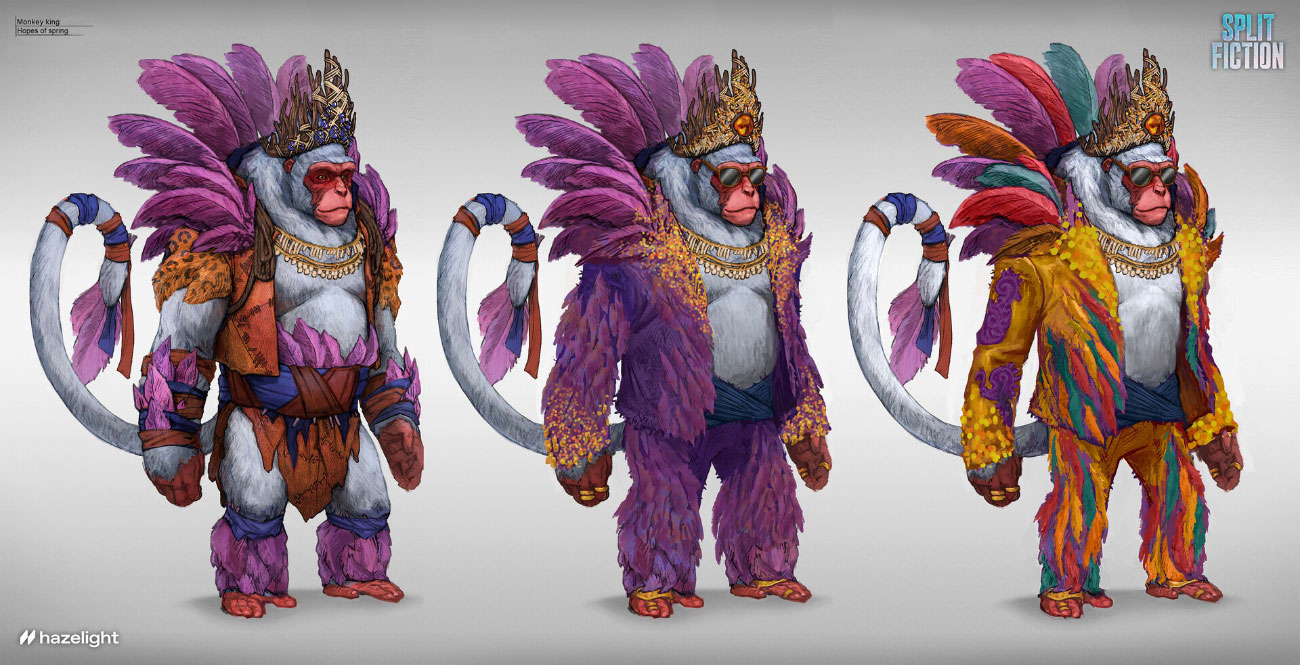 Monkey King Concept Art from Split Fiction