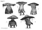 Mushroom Guy Sketches