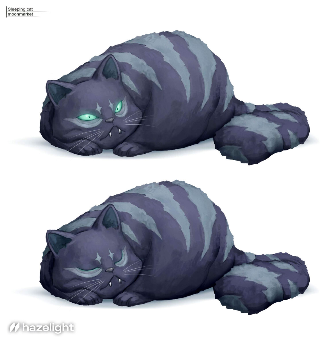 Sleeping Cat Concept Art from Split Fiction