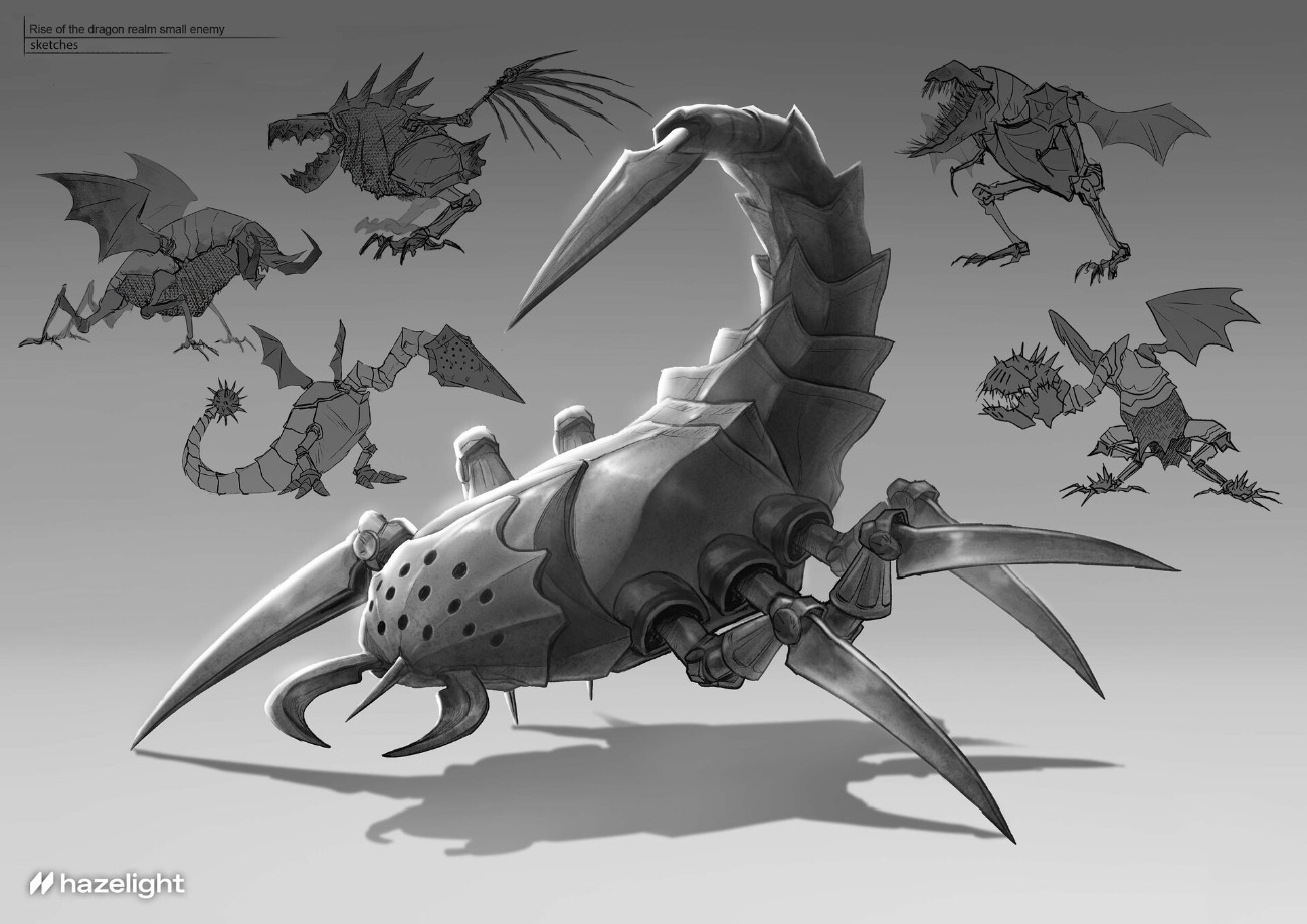 Small Enemy Sketches from Split Fiction