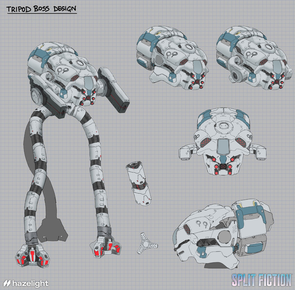 Tipod Boss Concept Art from Split Fiction