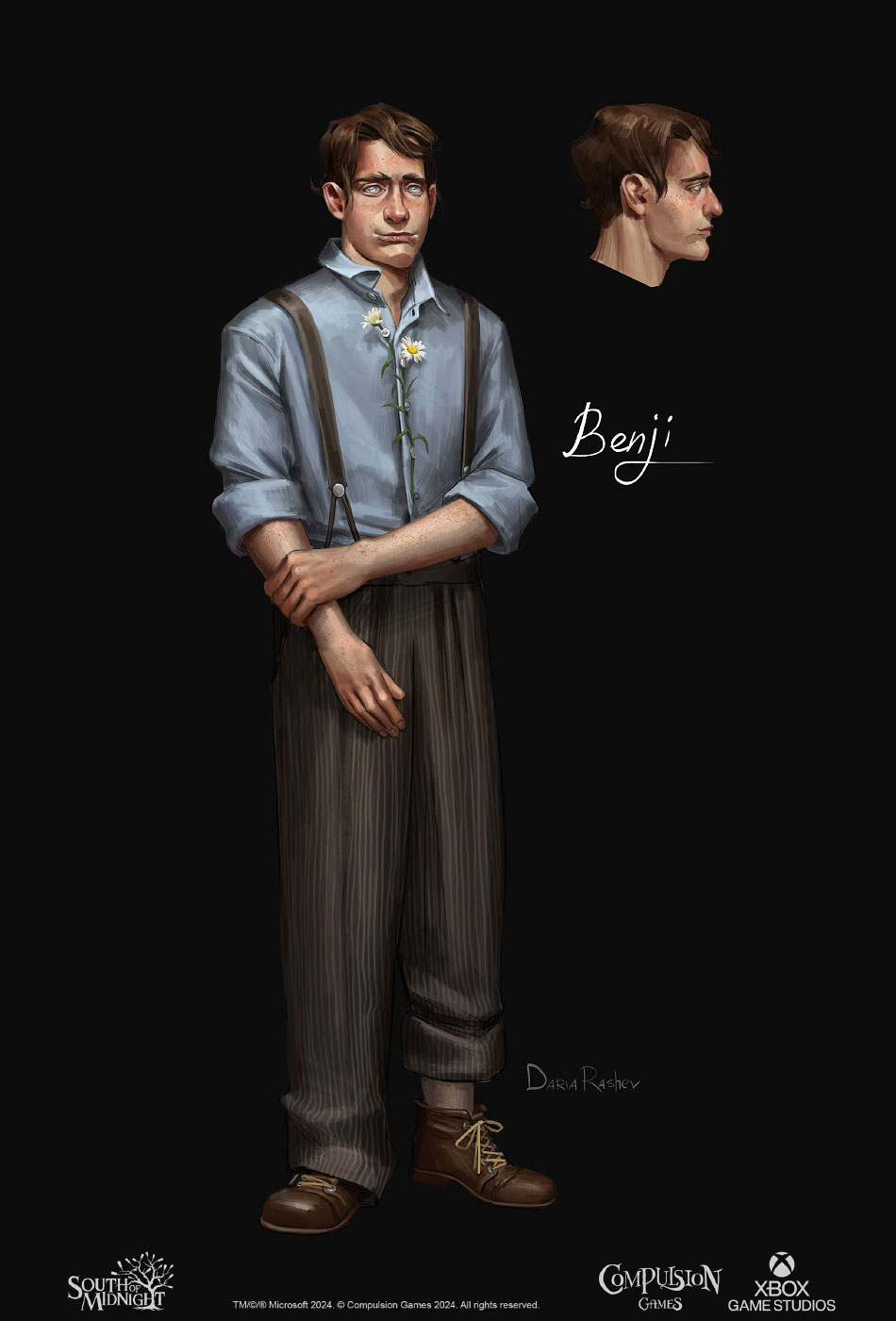 Benji Concept Art from South of Midnight