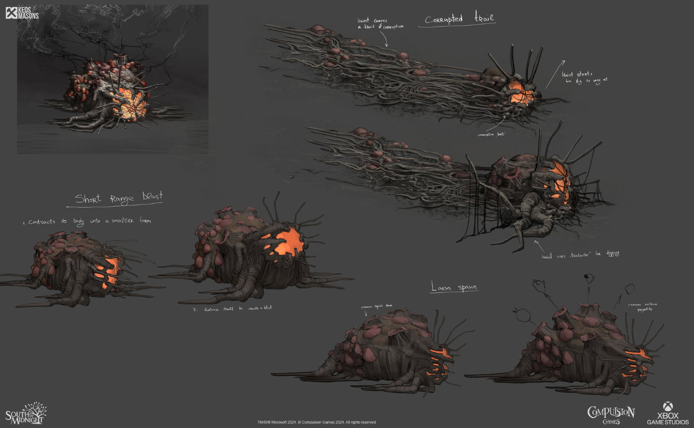 Caster Haint Concepts from South of Midnight