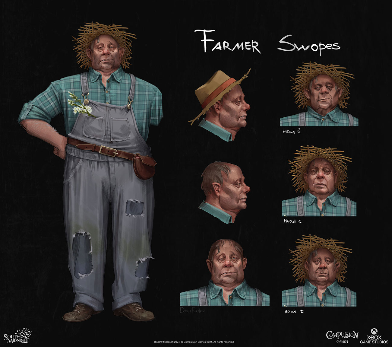 Farmer Swopes Concept Art from South of Midnight