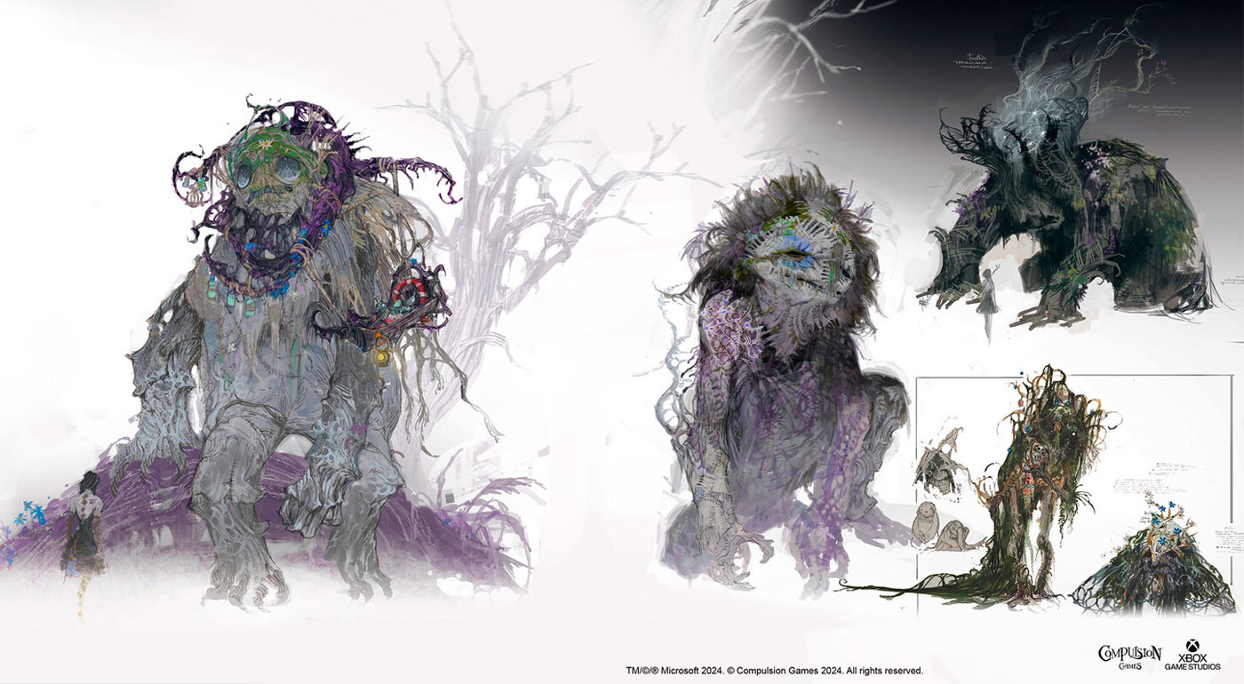 Honey Island Swamp Monster Sketch from South of Midnight