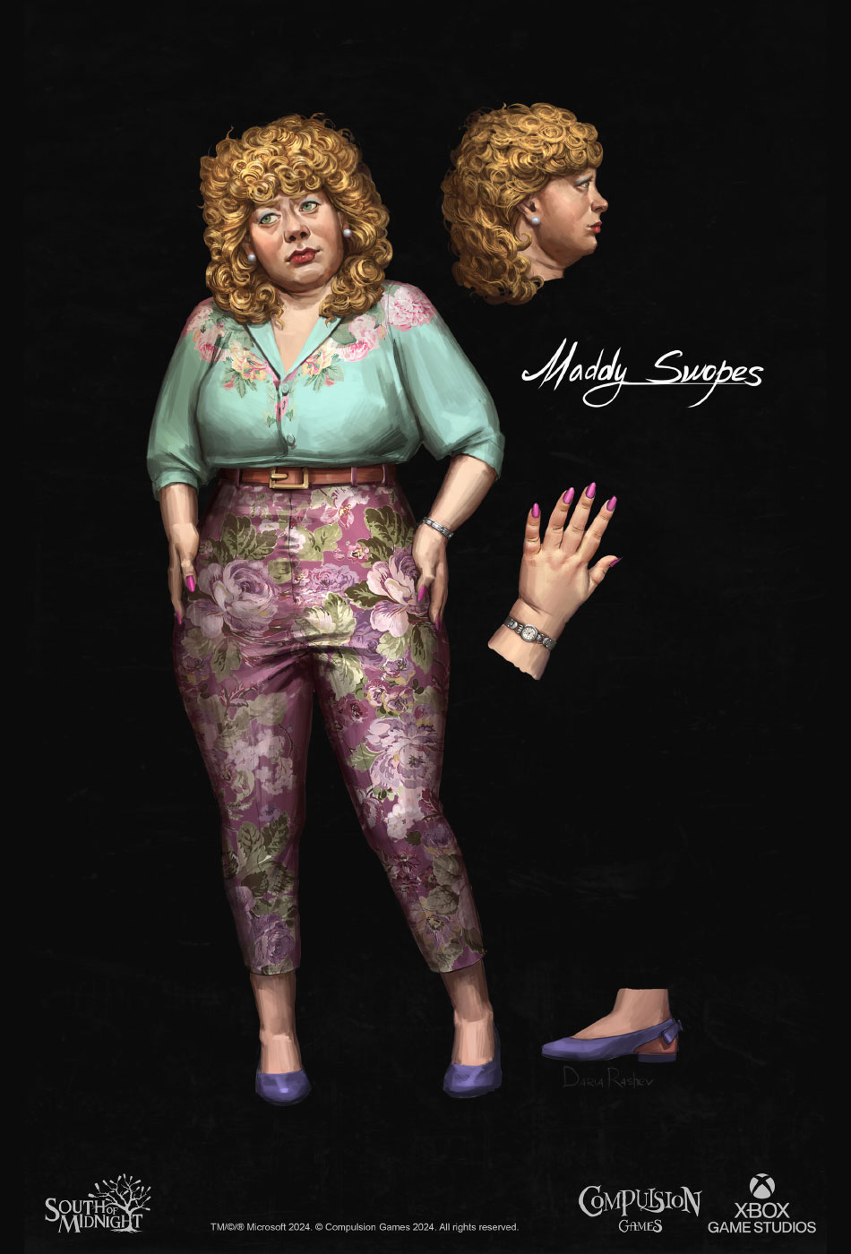 Maddy Swopes Concept Art from South of Midnight
