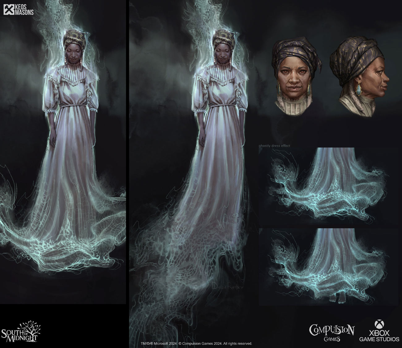 Mahalia Concept Art from South of Midnight