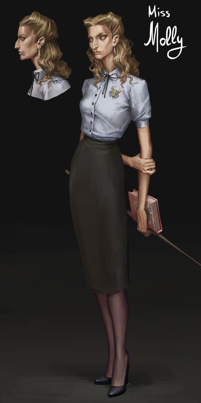 Molly Concept Art from South of Midnight