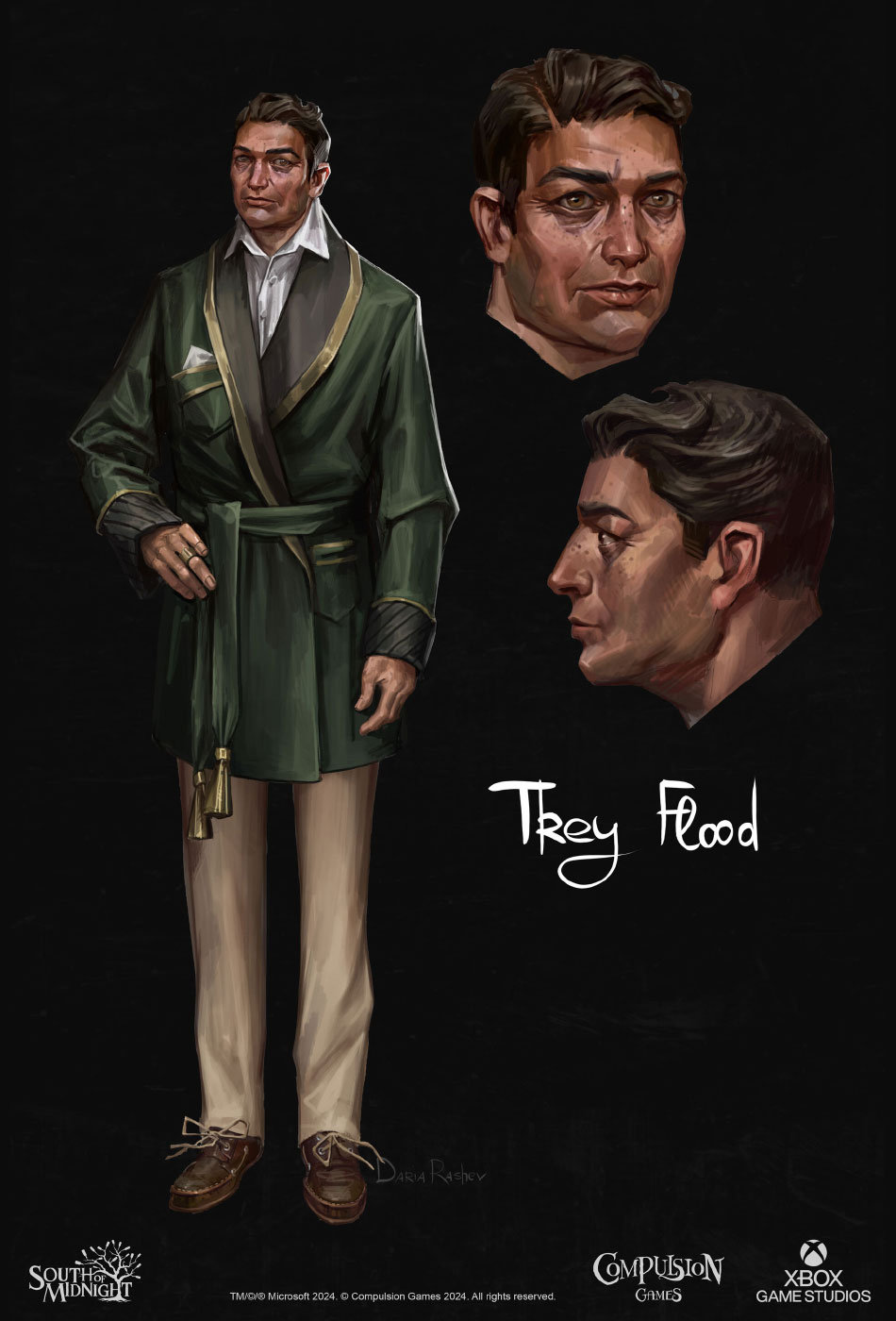 Trey Flood Concept Art from South of Midnight