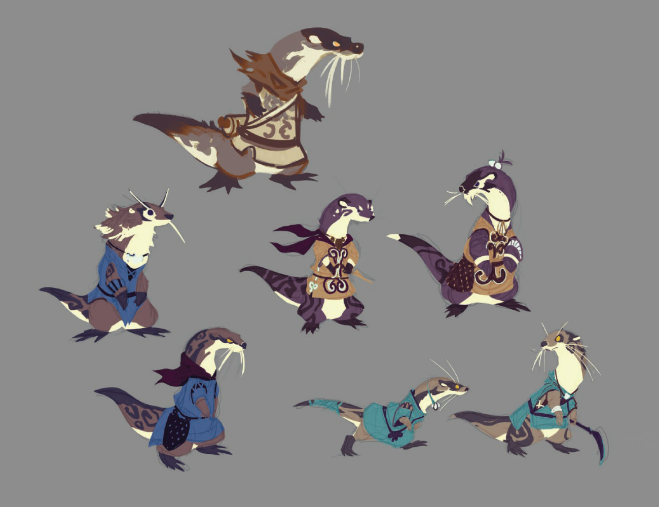 Ashigumo Concept Artwork from Sakuna: Of Rice and Ruin