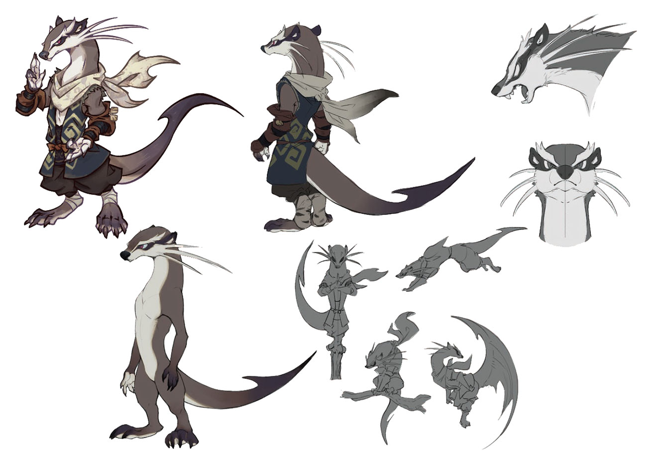 Ashigumo Concept Art from Sakuna: Of Rice and Ruin