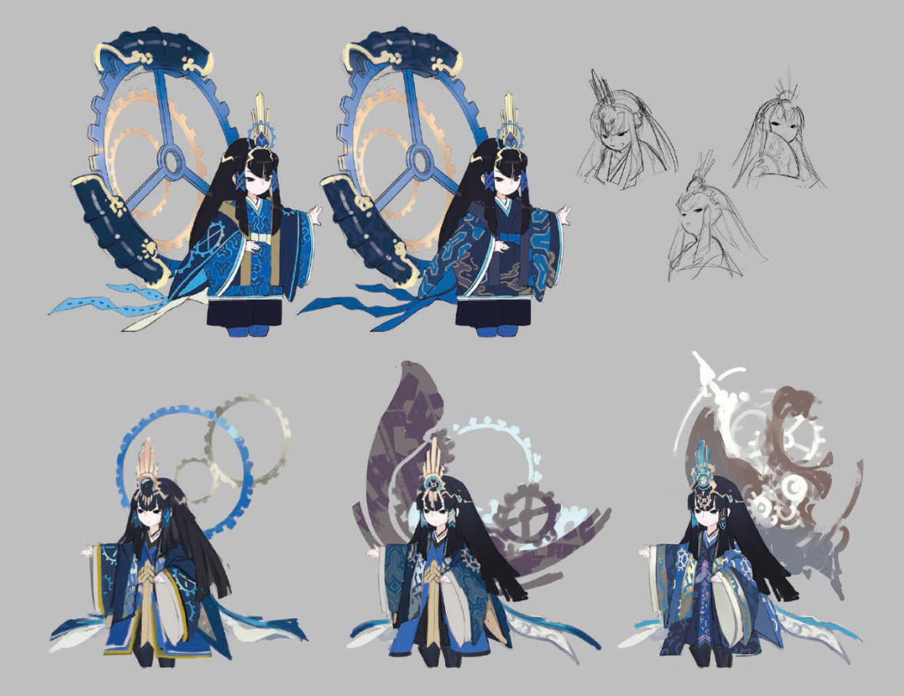Princess Kokorowa Concepts from Sakuna: Of Rice and Ruin