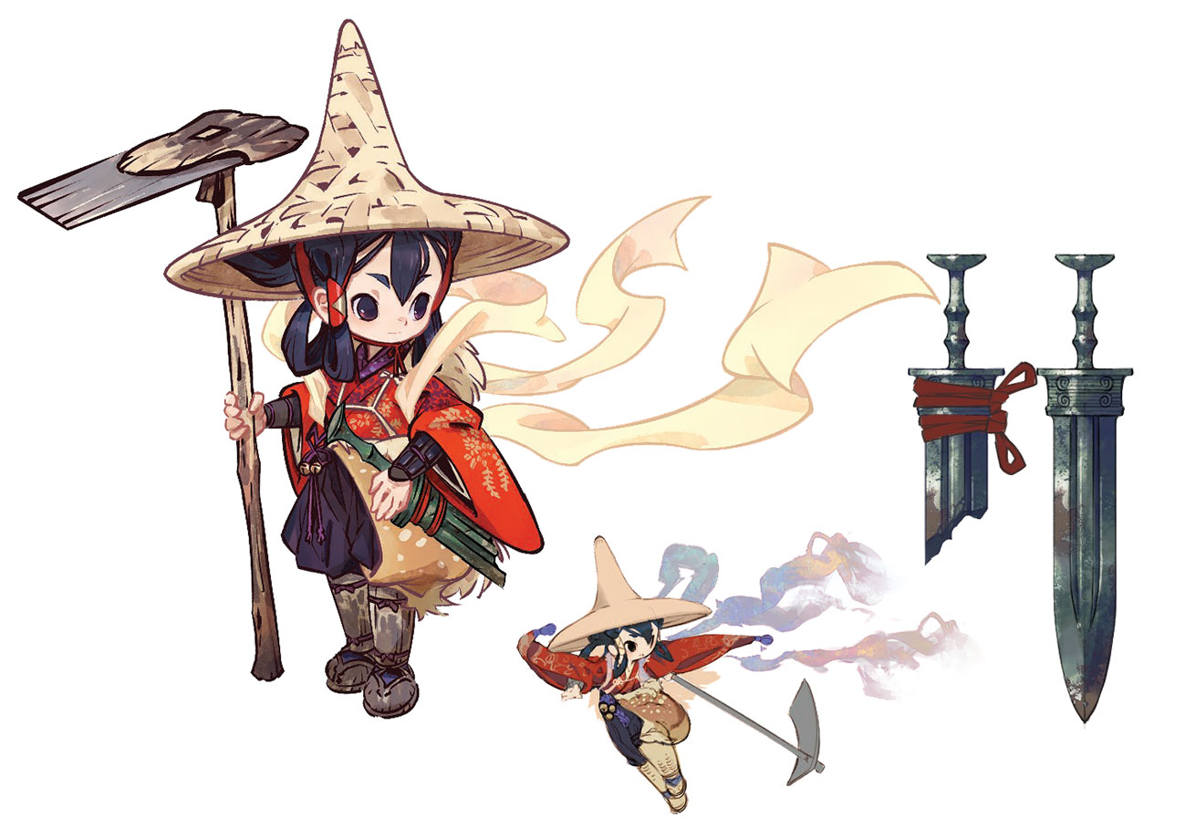 Sakuna Hunting Garb Art from Sakuna: Of Rice and Ruin