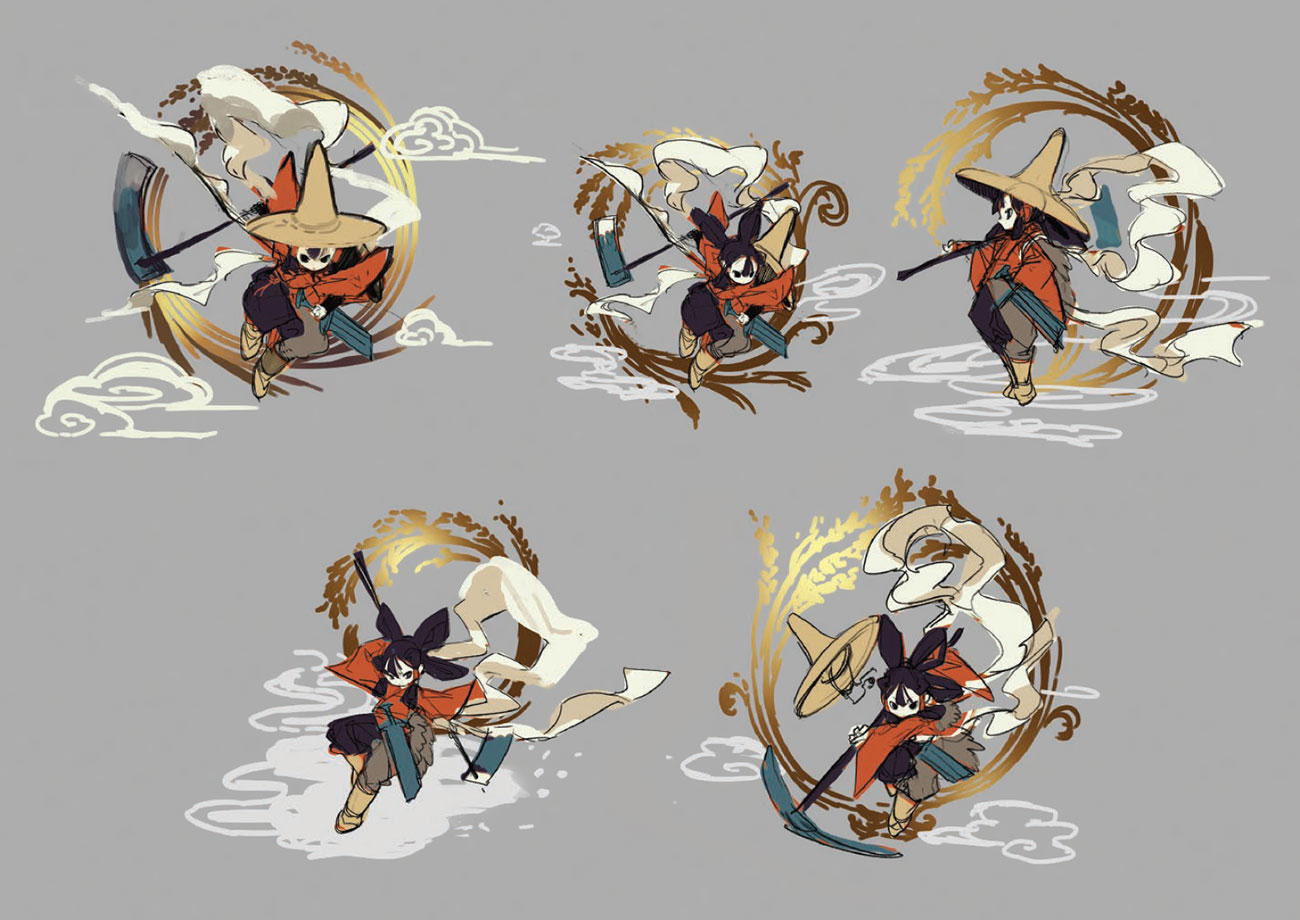 Sakuna Key Art Concepts from Sakuna: Of Rice and Ruin