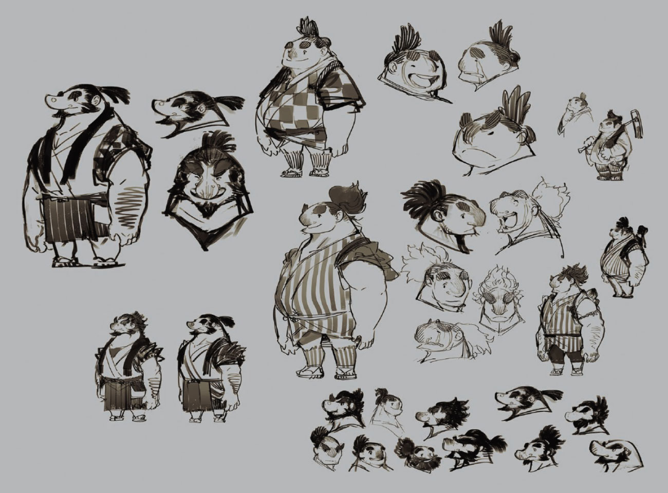 Tauemon Sketches from Sakuna: Of Rice and Ruin