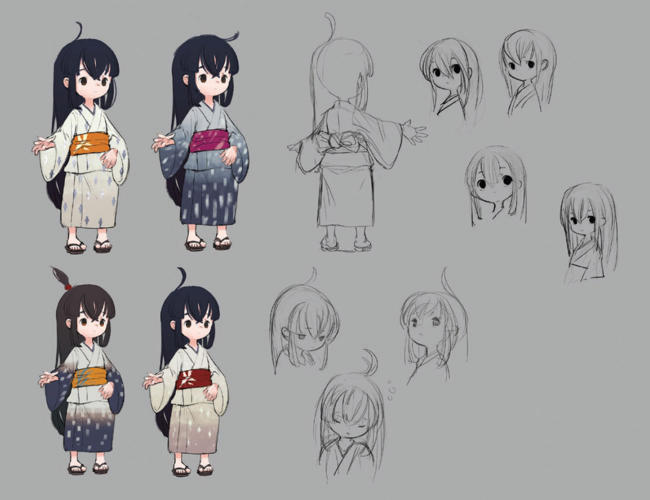 Yui Concepts from Sakuna: Of Rice and Ruin