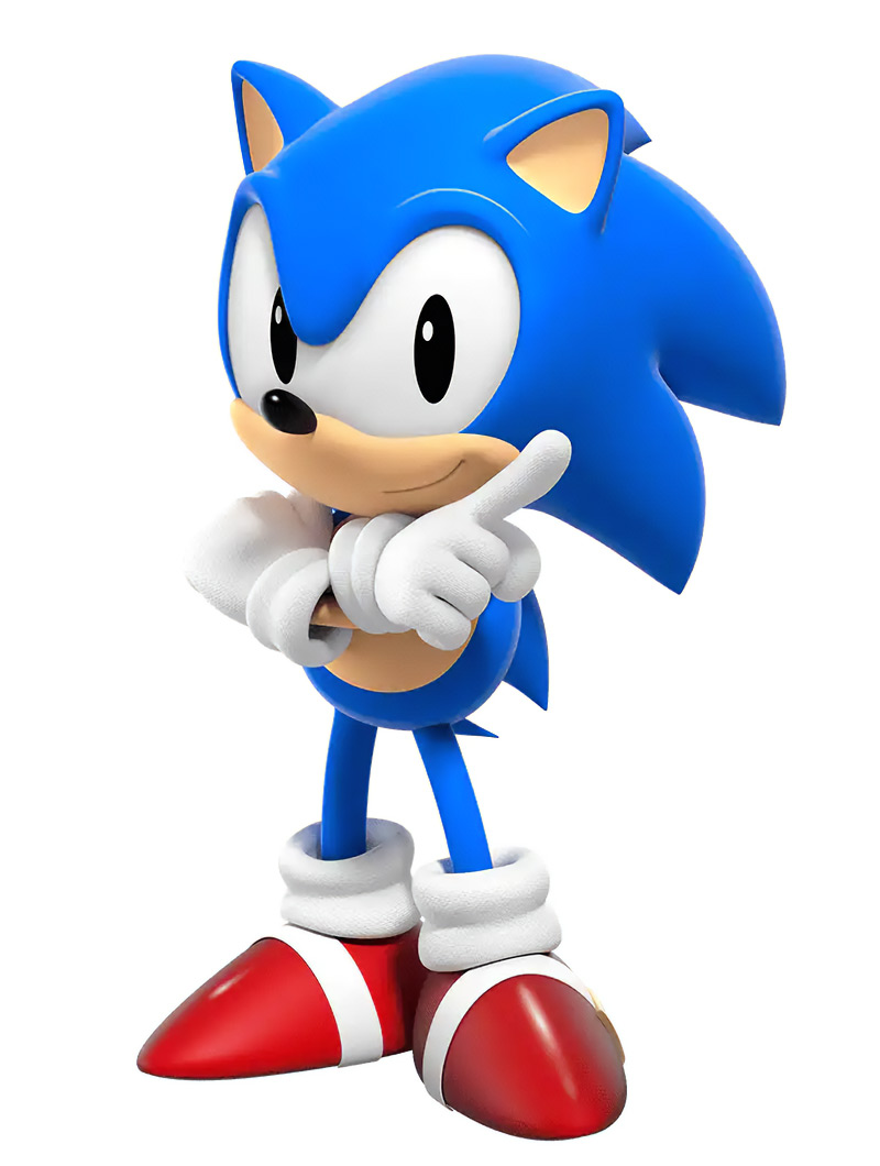 Classic Sonic Art from Sonic X Shadow Generations