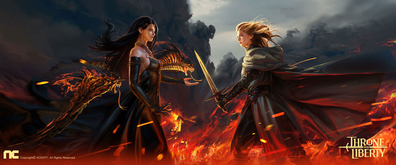 Calanthia vs. Roen Art from Throne and Liberty