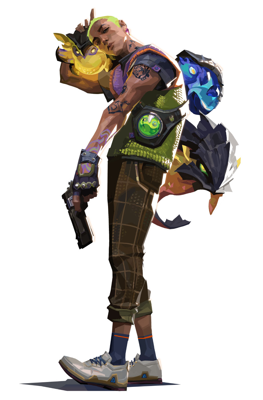 Gekko Art from Valorant