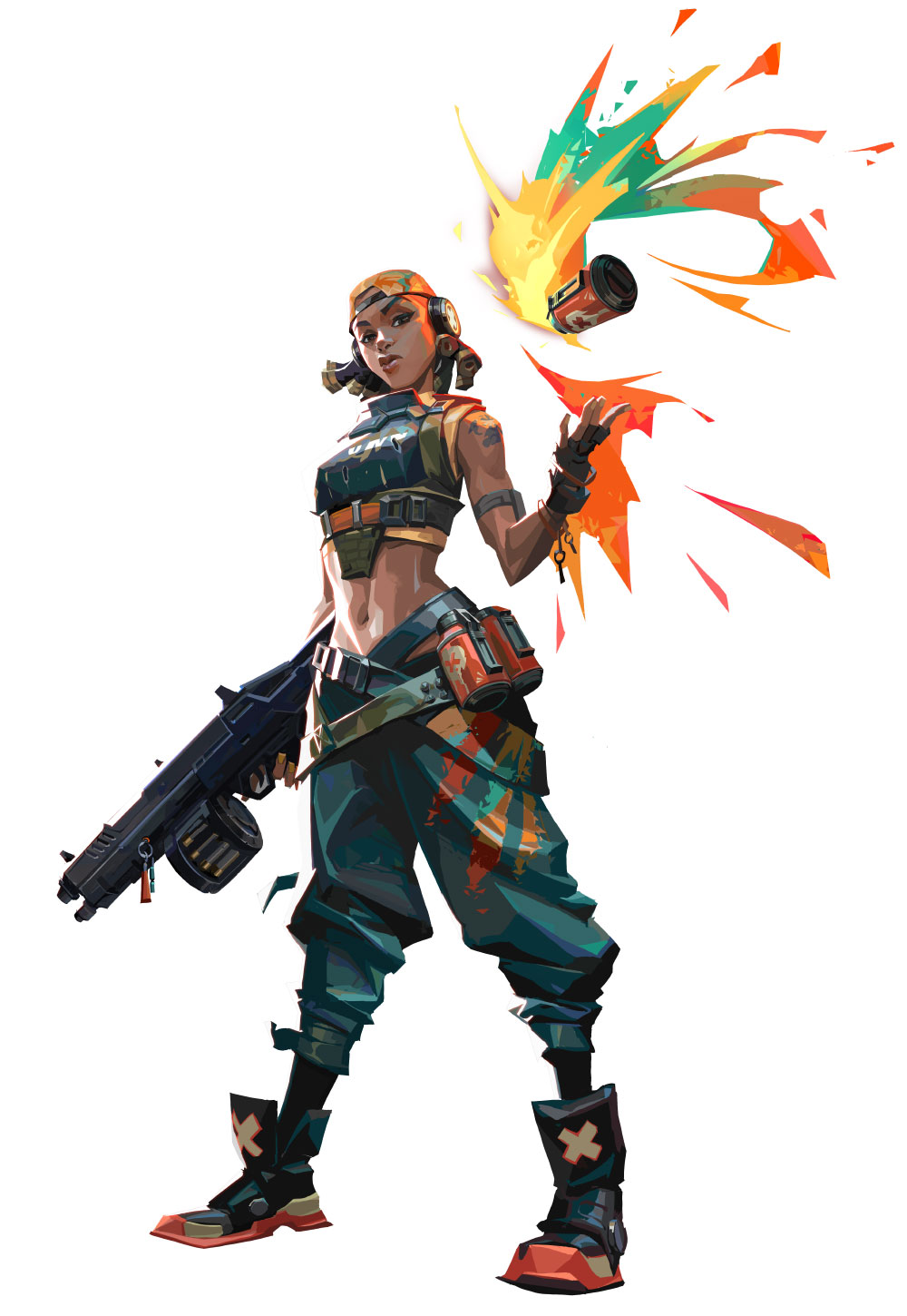 Raze Art from Valorant