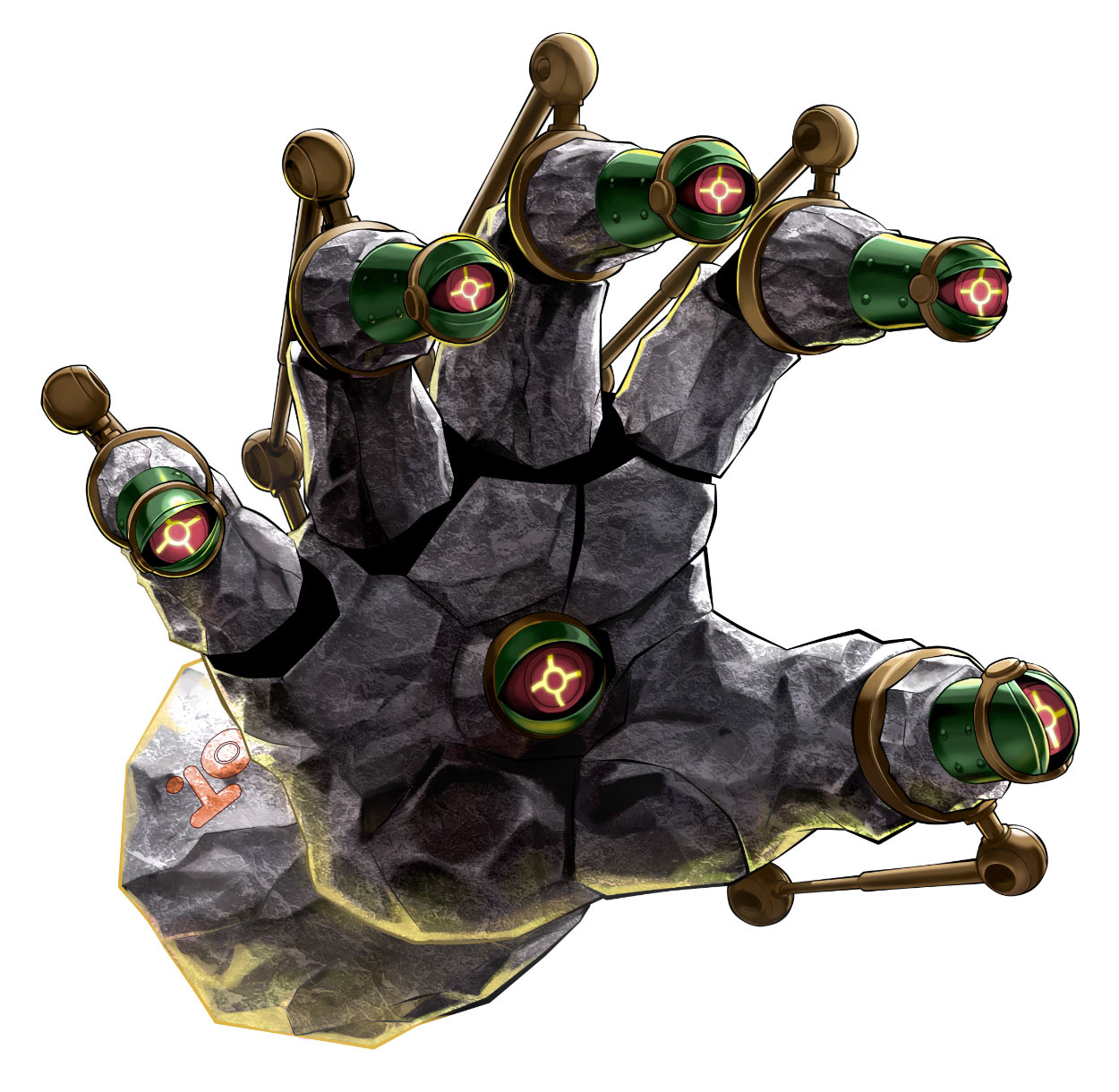 Number 106: Giant Hand Art from Yu-Gi-Oh! Duel Links