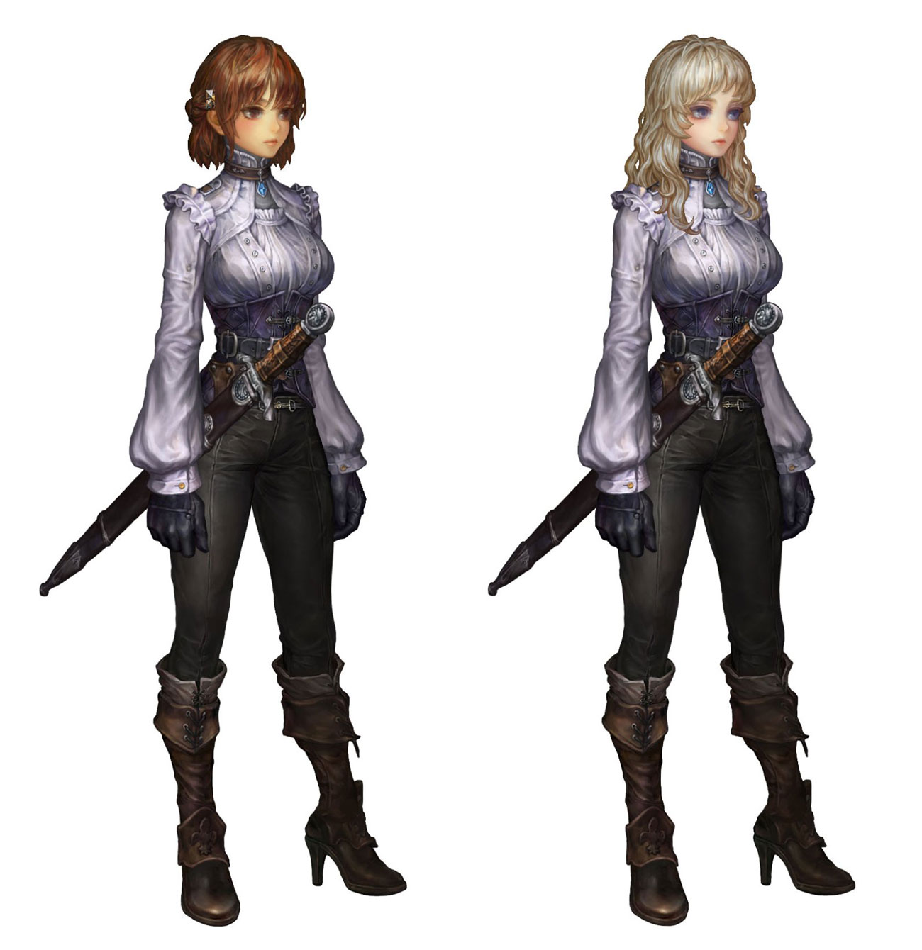 Player Female Concept Art from ASTRA: Knights of Veda
