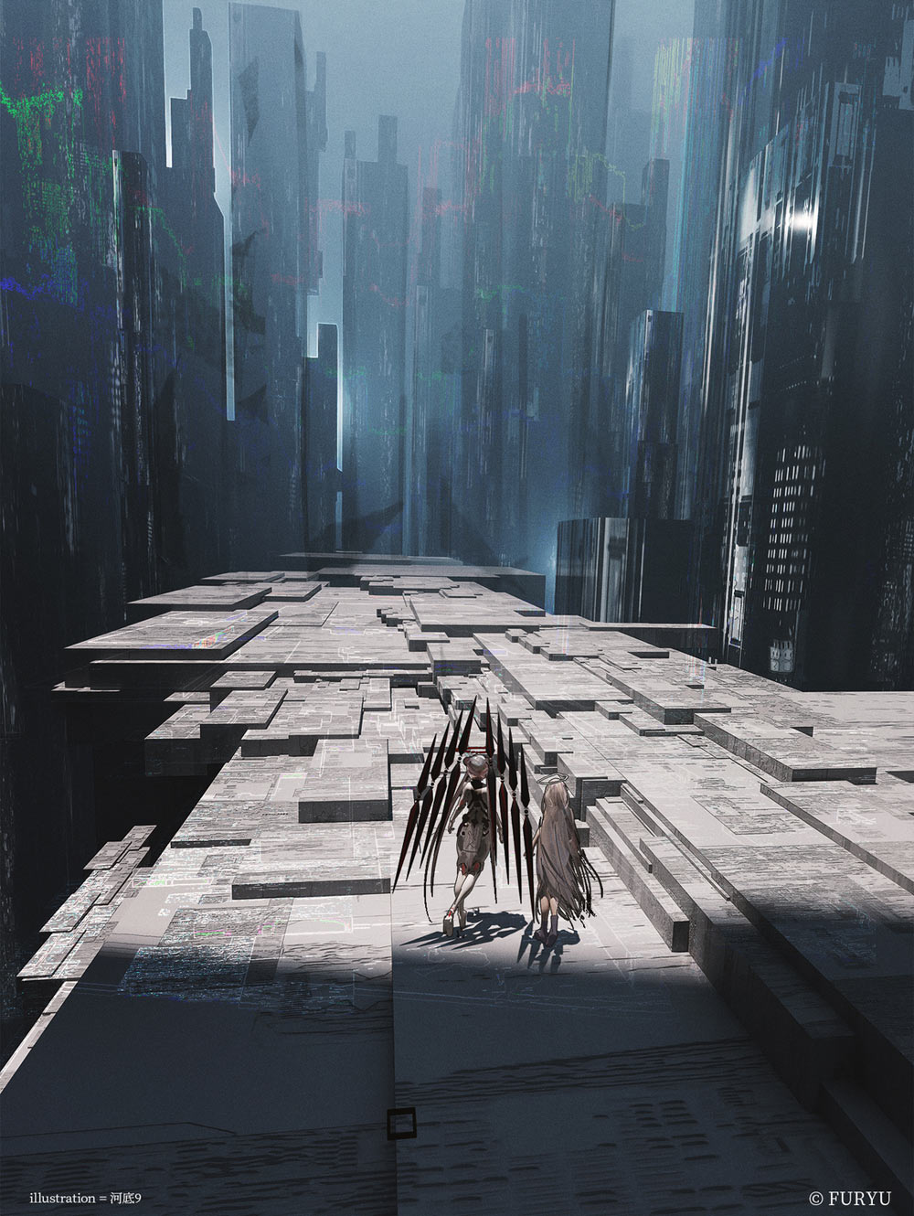 World Setting Illustration from Crymachina