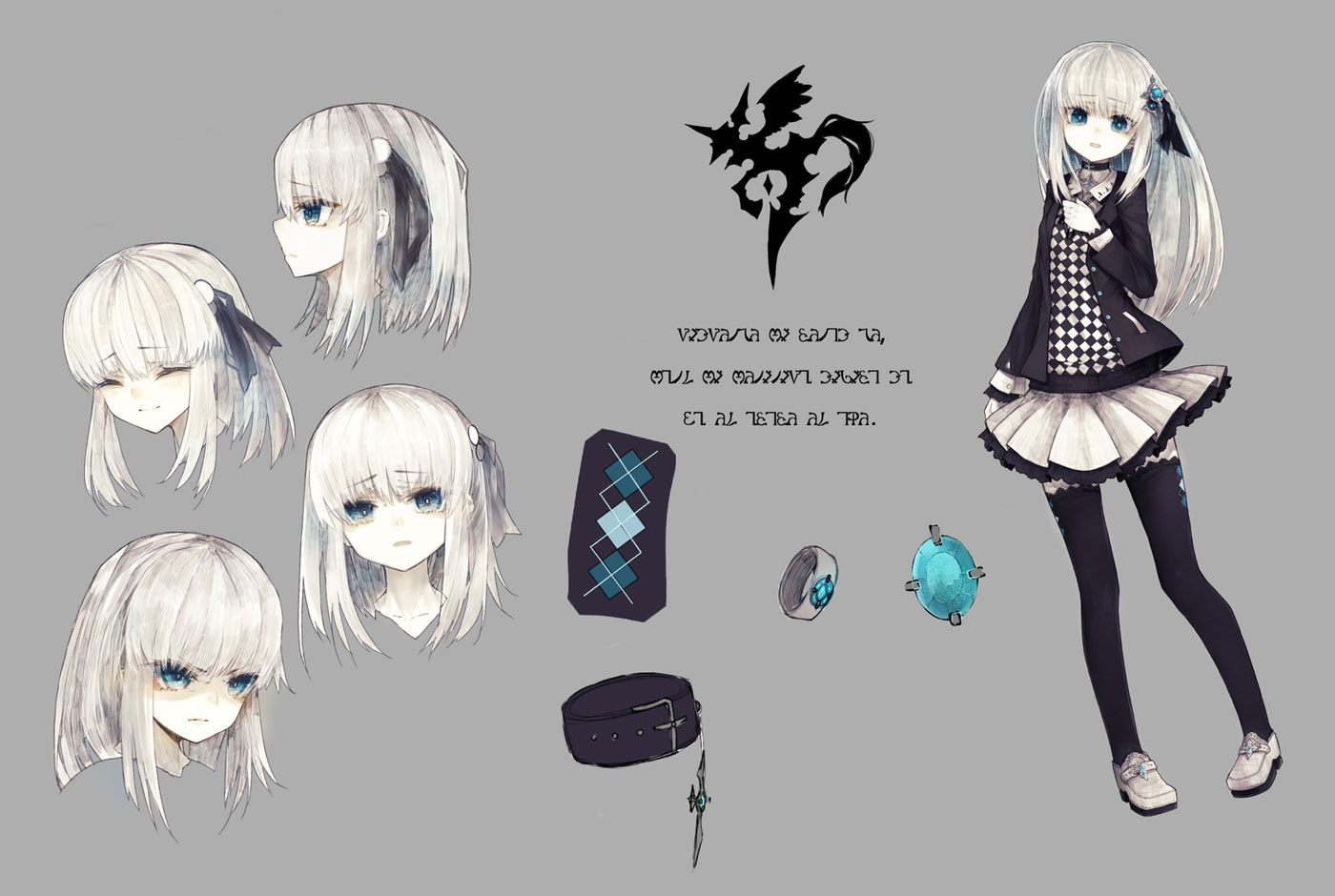Rei Hatada Concept Art from Crystar