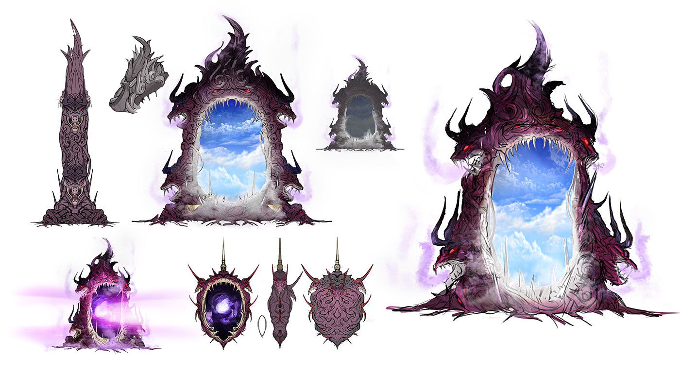 Atomos Concept Art from Dissidia Duellum Final Fantasy
