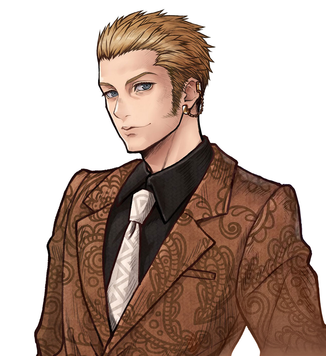 Balthier Modern Portrait Art from Dissidia Duellum Final Fantasy