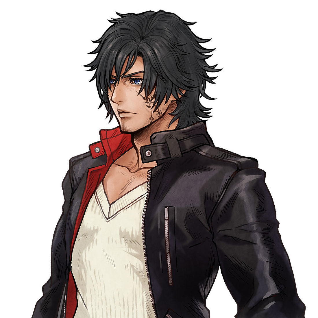 Clive Rosfield Modern Portrait Art from Dissidia Duellum Final Fantasy