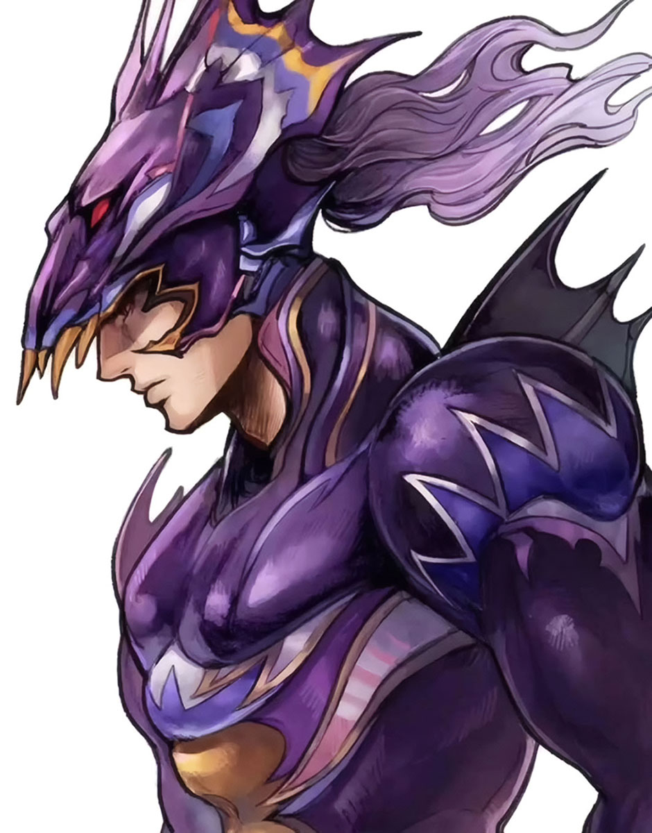 Kain Highwind Portrait Art from Dissidia Duellum Final Fantasy