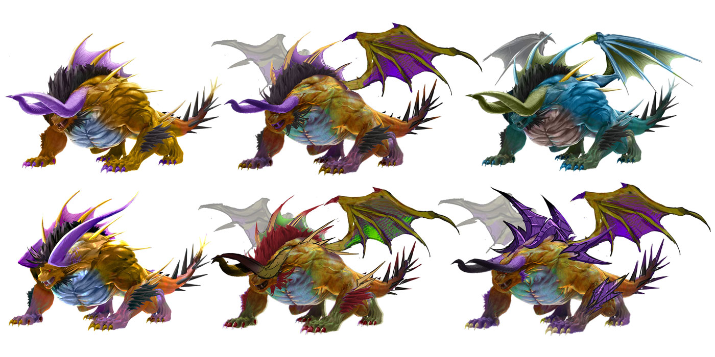 King Behemoth Concept Artwork from Dissidia Duellum Final Fantasy
