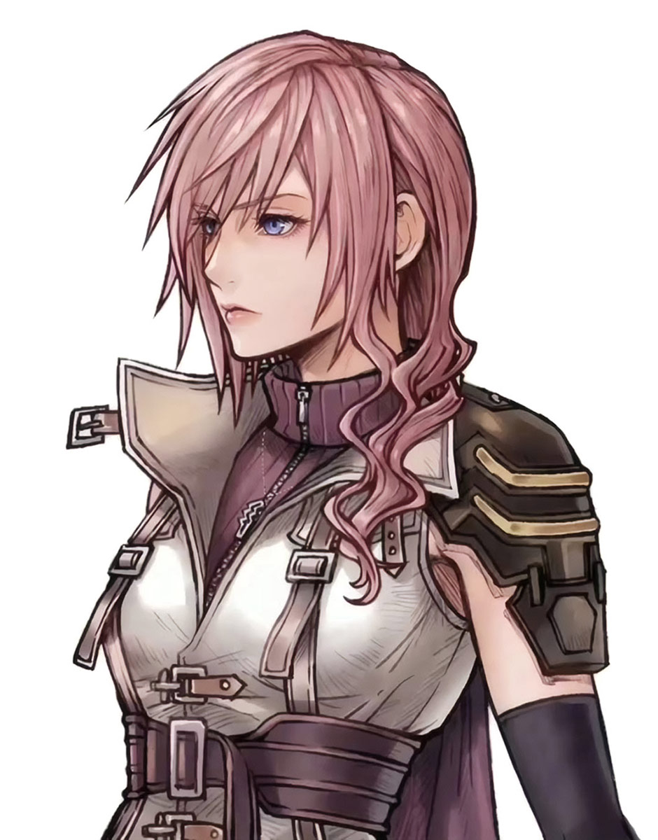 Lightning Portrait Art from Dissidia Duellum Final Fantasy