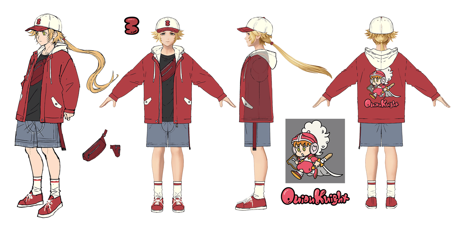 Onion Knight Concept Art from Dissidia Duellum Final Fantasy