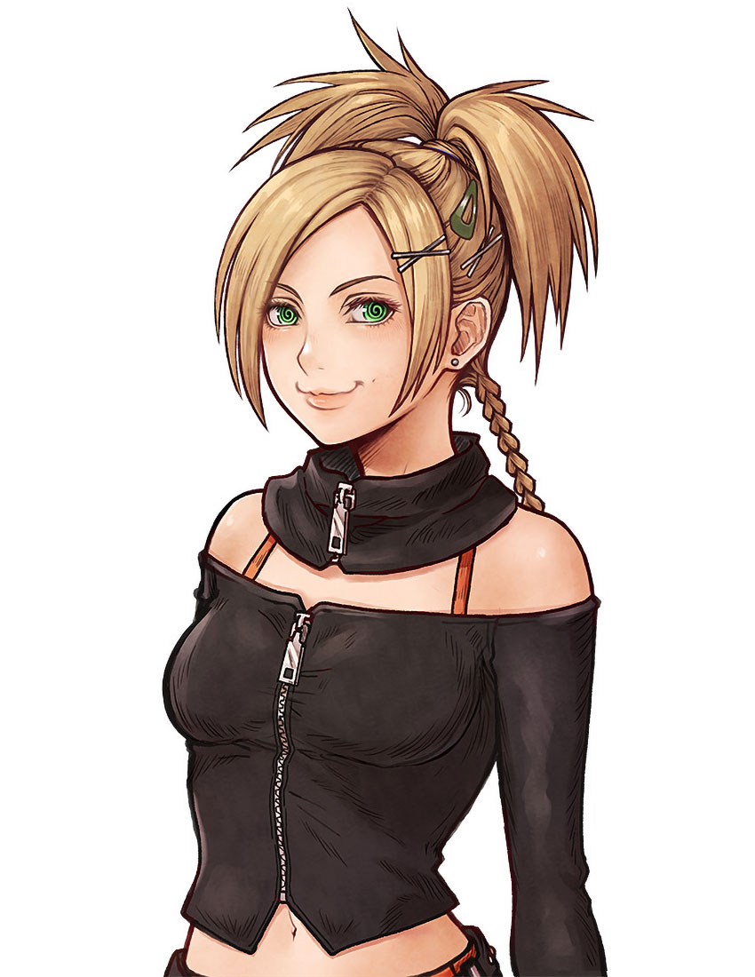 Rikku Modern Portrait Art from Dissidia Duellum Final Fantasy